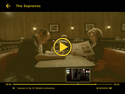 Day 17 - Video Player challenge daily design player sopranos the ui video