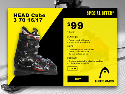 Day 18 - Special Offer boot challenge daily design offer ski special ui