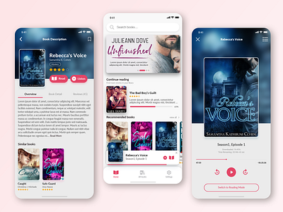Romantic Stories App audiobook audiobooks book love pink romance romantic