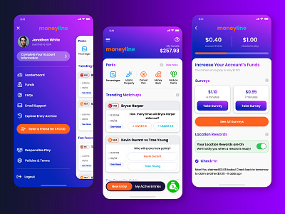 MoneyLine Redesign App