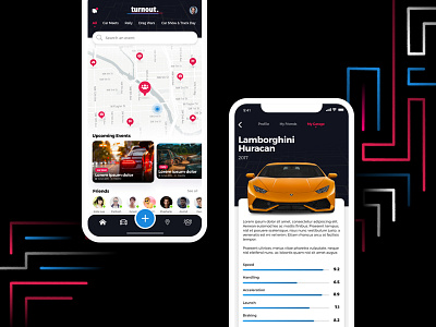 Car Enthusiasts App car ios mobile uidesign uidesigns