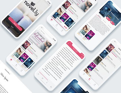 Romantic Stories App app application audiobook book bookapp books concept ios ios app mobile mobile app design romance romantic stories story ui ui design uidesign uxdesign