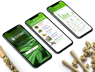 Cannabis Extracts App application cannabis cannabis app cannabis extract ios marijuana mobile mobile design uidesign