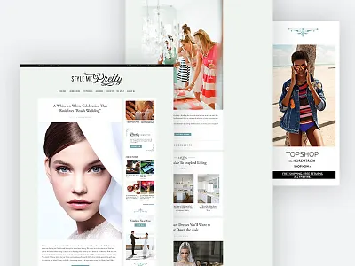 Style Me Pretty animation blog design brides front end code html interaction js responsive style me pretty titus klein weddings