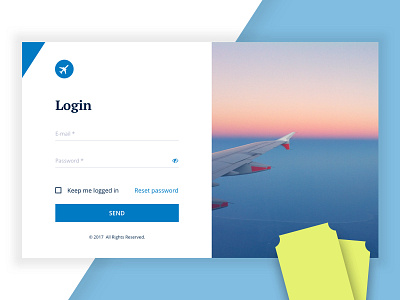 Flight Booking App Login abacomm booking brand company design flight login shapes sign in typography vertical rhythm web