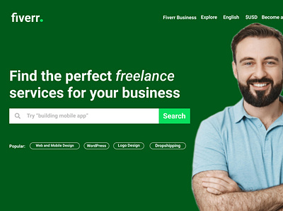 Fiverr Side job branding graphic design ui ux