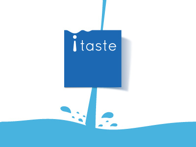 itaste logo branding logo square