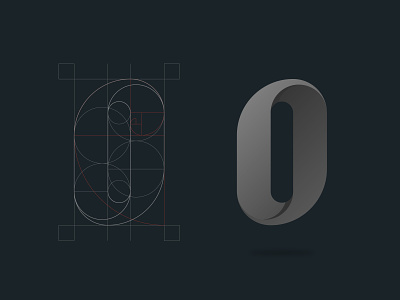 O letter mark app branding hello icon illustration logo process typography ui web