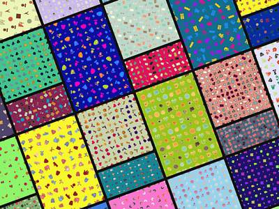Emoji Pattern abstract ai emoji emojis generative moregraphics pattern