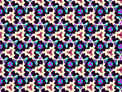 Hexagon Pattern ai generative pattern