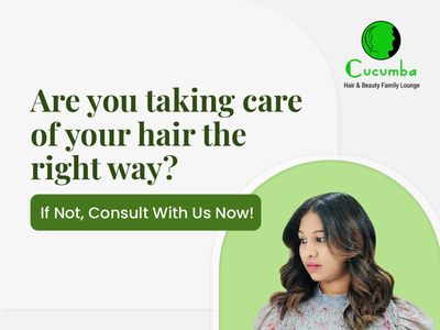 Best hair salon in Kochi for ladies | Cucumba by Suvarnarekha on Dribbble