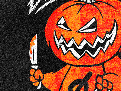 Boo! boo grain grit halloween pumpkin scary texture treat trick