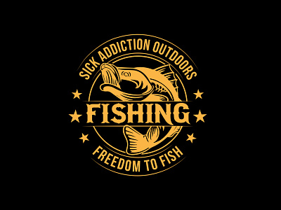 Fishing T-shirt Design