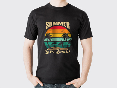 Summer T-shirt Design design fishing t shirt design illustration logo shirt summer t shirt t shirt t shirt design typography ui