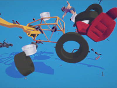 Crashing 3d animation buggy car collision crash drive low poly motion graphics physics unity unity3d
