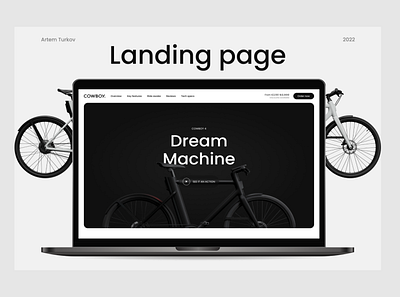 Landing page COWBOY design home home page landing landing page landingpage site uxui web design webpage website