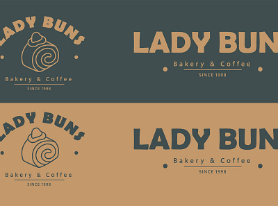 Lady Buns Bakery & Coffee | Brand Identity bakery brand identity branding coffee design graphic design illustration last.augie. logo logo design