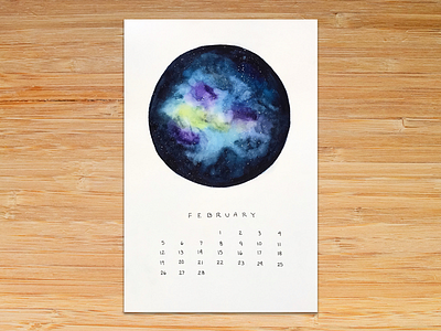 Watercolor Calendar