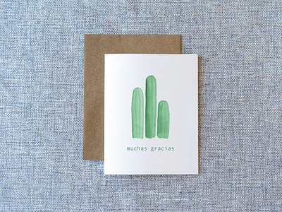 Cactus Notecard Series aloe cactus desert greetingcard illustration muchas gracias nopales notecards painting plants prickly pear saguro watercolor