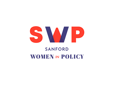 Sanford Women in Policy design digital femme illustration logo policy political politics typography women