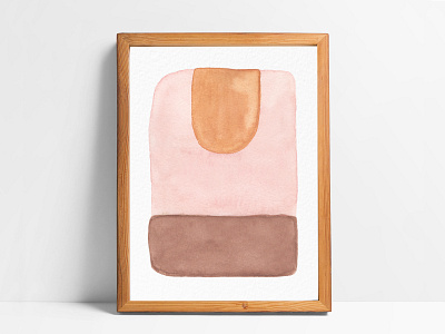 "Descent" Watercolor abstract abstract art descent desert design fall illustration minimal neutrals painting summer watercolor