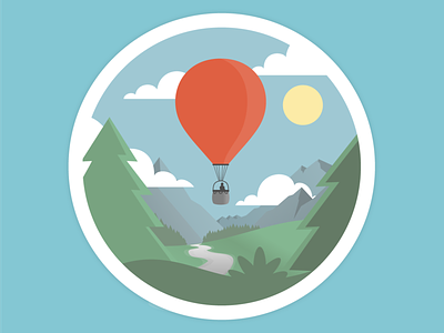 Ballooning ballooning illustration vector
