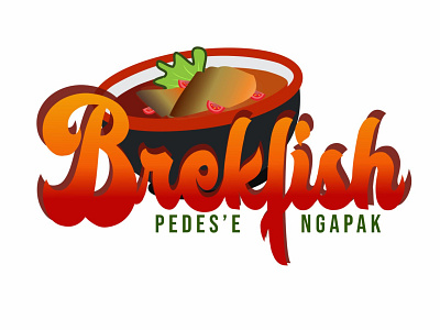 Food Logo branding design food graphic design illustration indonesian logo typography vector
