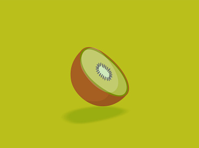 Kiwi Wallpaper branding design flat fruits graphic design illustration kiwi logo ui vector wallpaper