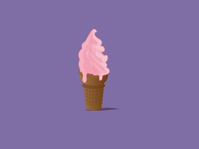 Ice Cream Challenge branding design graphic design ice cream illustration logo ui vector