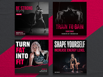 Social media post design- Gym poster banner design event banner event poster facebook graphic design instagram media modern poster party event post poster social social media post