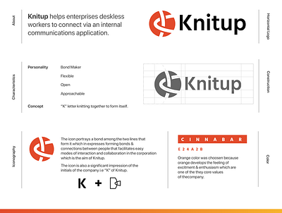 Knitup.co Brand Identity brand identity brand identity design branding embelem icon design logo logo design symbol design visual design
