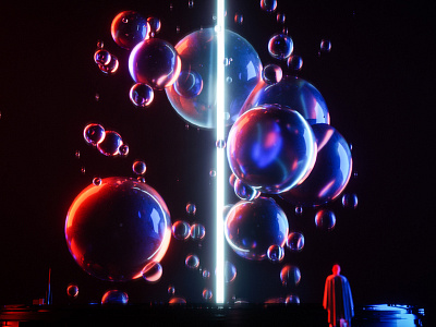 Emergence 3d c4d octane photoshop