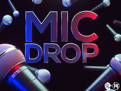 Mic Drop 3d c4d octane photoshop