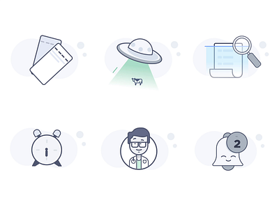 Icon Animation Library aftereffects animation animation 2d app design illustration interaction microinteraction oitchau ui ux
