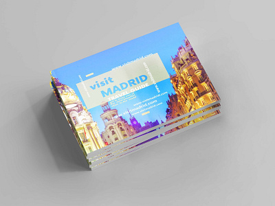 Madrid travel guide brochure city clean cover design graphic graphic design layout magazine marid minimal modern print travel visual design