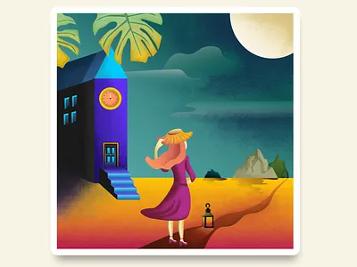 Waiting... 2d art artwork colorful design digital digital art digital illustration digitalart graphic design illustration illustration art illustrator print vector waiting woman