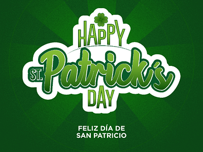 St. Patrick's Day 2019 color design design type illustration st. patricks day type