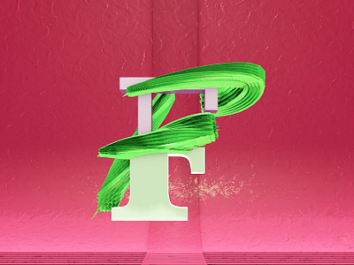 Letra F 36daysoftype 3d 3d animation after effects alphabet animation c4d cinema 4d design desing illustration motion motion graphics type