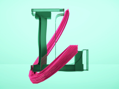 Letra L 36daysoftype 3d animation after effects animation c4d cinema 4d design motion motion graphics