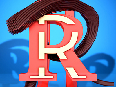 Letra R 36daysoftype 3d animation after effects alphabet animation cinema 4d desing type