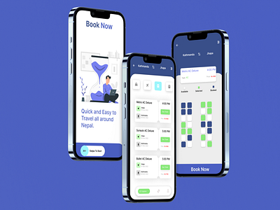 Bus Booking App UI Design