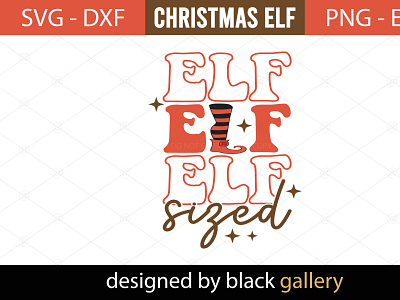 Elf Sized SVG Design elf eps elf sized svg