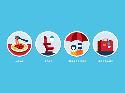 AirAsia Product Icons