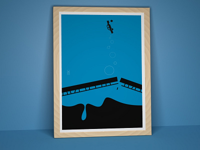 flood design illustrator poster vector