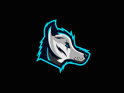 Arctic eSports branding logo a day logo design mascot wolf