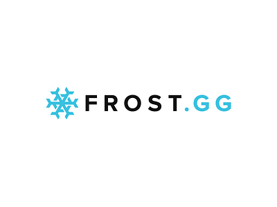 FrostGG logo snow snowflake