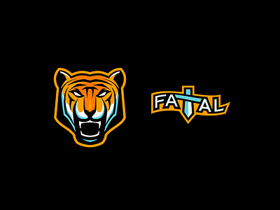 Fatal Network Elements branding esports esports mascot illustration logo logo design mascot mascot design mascot logo tiger tiger logo tiger mascot vector