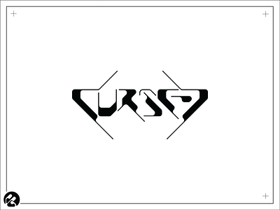 Cursed bold branding cyber cyberpunk design edgy futuristic graphic design illustration logo sci fi scifi typography vector y2k