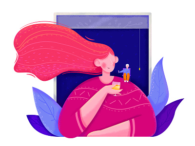 Enjoy Time affinity designer boy business character cheers color enjoy girl hair hairstyle happy illustration man people plant style time uran wine woman