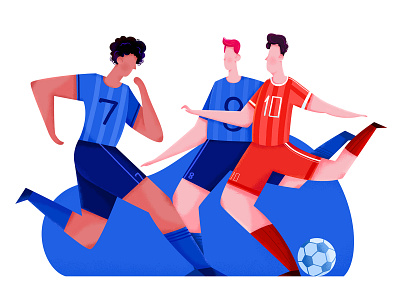 Soccer affinity designer boy character football friend fun game girl group illustration man mate people play soccer sport team uran woman young